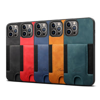 Leather Wallet Case for iPhone 13 12 11 Mini Pro Max