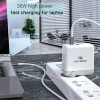 36W USB C PD Quick Charger 3.0 for iPhone 12 Samsung Xiaomi