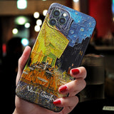 3D Art Oil Painting Soft Case For iphone 12 11 Pro Max