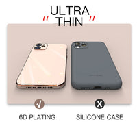 Luxury Square Frame Plating Case For iPhone 12 Pro Max