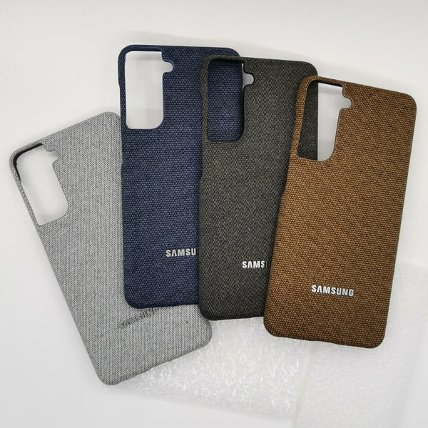 Canvas Patterm Protective Case For Galaxy S21 S20 Note 20 Series