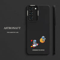 Cute Space Astronaut Case for Samsung Galaxy S22 Ultra Plus