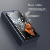 2PCs Impact Resistant Protective Curved Screen For Samsung Galaxy S22 Ultra S22 Plus