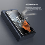 2PCs Impact Resistant Protective Curved Screen For Samsung Galaxy S22 Ultra S22 Plus