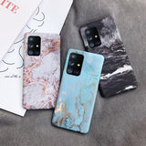 Ultra Thin Granite Marble Hard PC Plastic Matte Back Cover Case For Samsung Galaxy S20 Series