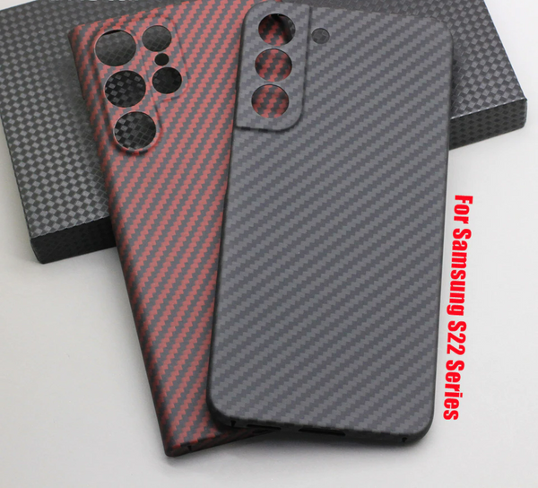 Carbon Fiber Camera Protection Case for Samsung S22 Plus S22 Ultra