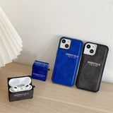 Fashion Minimalist Leather Case For iPhone 13 12 11 Pro Max