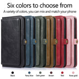 Magnetic Split Multifunctional Wallet Case for iPhone 14 13 12 series