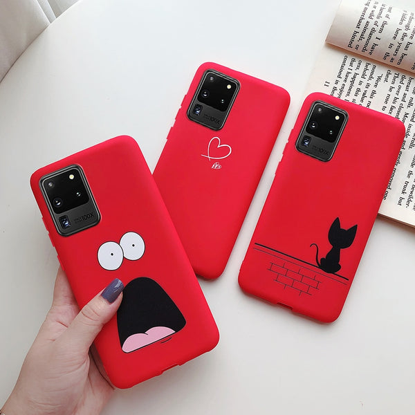 High Quality TPU Soft Silicone Case Cute Painting For Samsung S20