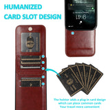 Business Leather Case with Card Slots for iPhone 14 series