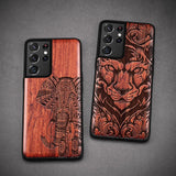 Carveit 3D Carved Wooden Case For Samsung Galaxy S21 Ultra Plus