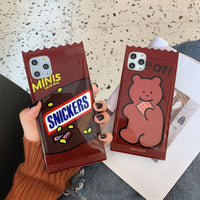 Cartoon Candy Bear Biscuits Chocolate Phone Case for iPhone 11 Series