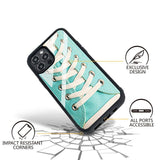 Fashion Sports Sneaker Shoes Lace Case For iPhone 13 12 11 Series