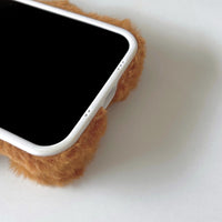 Cute Kitty Fashion Plush Soft Silicone Case For Iphone 13 12 11 Series