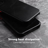 Handmade Retro Oil Wax Genuine Leather Case for iPhone 13 Pro Max Mini