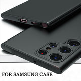 Black Soft Case for Samsung Galaxy S22 Ultra Plus
