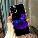 The Zodiac Signs Soft Silicone TPU Transparent Phone Case for Apple iPhone 11 Series
