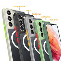Magnetic Charging TPU Case for Samsung S22 S21 Ultra Plus