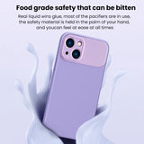 Camera Protection Liquid Silicone Case for iPhone 14 13 12 11 series