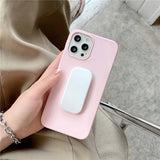 Push Pull Bracket Stand Candy Color Case for iPhone 12 11 Series