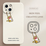 Cute Space Astronaut Cases for iPhone 13 12 11 Pro Max