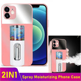 Moisturizing Women Beauty Makeup Spray Phone Case For iPhone 12 11 XS S