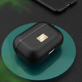 Leather Texture Soft Silicone with Anti lost Buckle Shockproof Case for Airpods 3