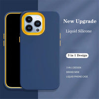 Original Liquid Silicone Armor Case for iPhone 13 12 11 Mini Pro Max