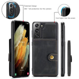 Magnetic Leather Wallet Card Case For Samsung Galaxy S22 Ultra Plus S21 FE
