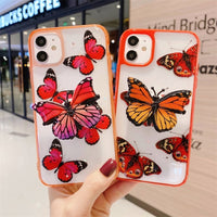 Beautiful 3D Butterfly Bracket Luxury Glitter Soft Silicon Phone Case For IPhone 11 / 11 Pro/ 11 Pro Max