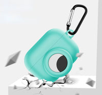 2 In1 Silicone Protective Case with Keychain For AirPods Pro & AirTag