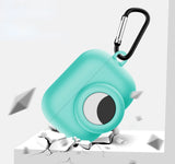 2 In1 Silicone Protective Case with Keychain For AirPods Pro & AirTag