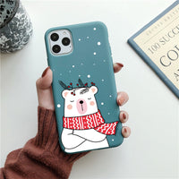 Christmas New Year Cute Phone Case For iPhone 12 11 Series
