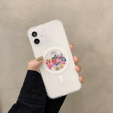 Funny Cartoon Monster Clear Soft TPU Cover Case for iPhone 12 11 Series