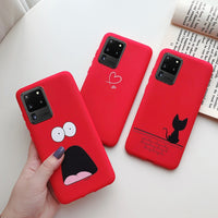 High Quality TPU Soft Silicone Case Cute Painting For Samsung S20