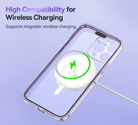 MagneticWireless Charging PC Case for iPhone 15 14 13 12 series