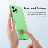 Leather Shockproof Protective Half wrapped Case For iPhone 12 11 XS Series