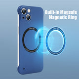 Luxury Magnetic Magsafe Matte Frameless Case for iPhone 13 11 12 Pro Max