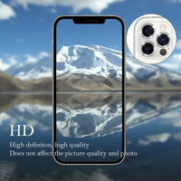 3Pcs Diamond Tempered Glass Camera Lens Protector For iPhone 12 11 Series