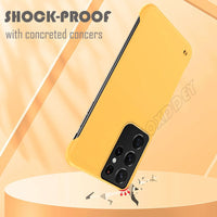Slim Matte PC Frameless Shockproof Phone Case For Samsung Galaxy S21 S20 Note 20 Series