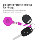 Lanyard Silicone Shockproof Anti scratch Case For AirTags