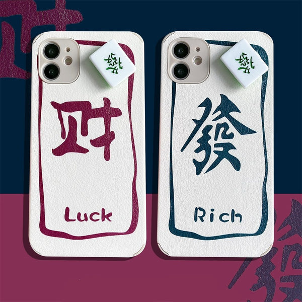 Funny Lucky Fortunate Rich Spin Case for iPhone 12 11 Series