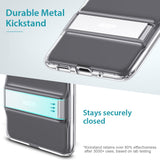 Flexible TPU Bumper Metal Kickstand Steady Shockproof Case for Samsung Galaxy Note 20 S20 Note 10 Series