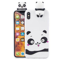 3D Kawaii Unicorn Panda Bear Silicon Shockproof Case for iPhone 11 Series