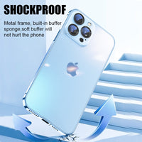 Luxury Aluminum Metal Matte Case for iPhone 14 13 12 series