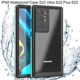 IP68 Waterproof Shockproof Armor Outdoor Swimming Case For Samsung Galaxy S22 Ultra Plus