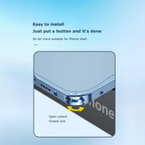 Clear Magsafe Magnetic Case Aluminum Alloy Protection Bar for iPhone 13 12 series