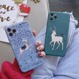 Christmas Elk Series Dust proof & Drop proof Phone case for iPhone 11 Sẻie