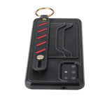 Retro Slim Hand Strap Stand Leather Wallet Case Cover for Galaxy S20 & Note 20 Series