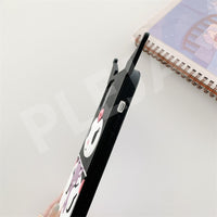 Cute Cartoon Lanyard Strap Silicone Shockproof Phone Case For iPhone 12 11 Series